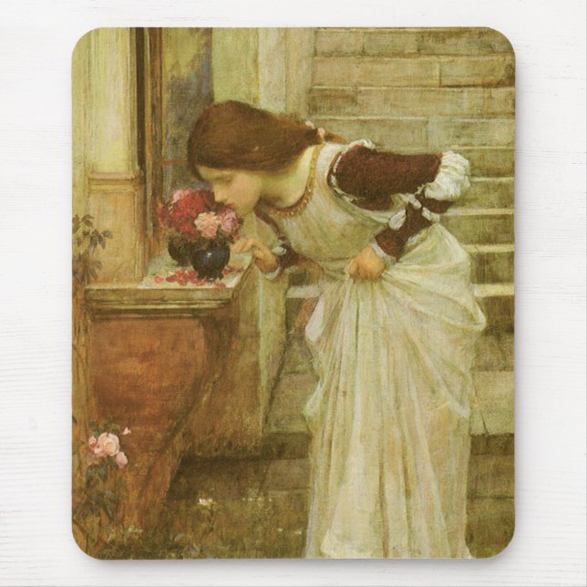 Alfombrilla De Ratón El santuario de John William Waterhouse (Frente)
