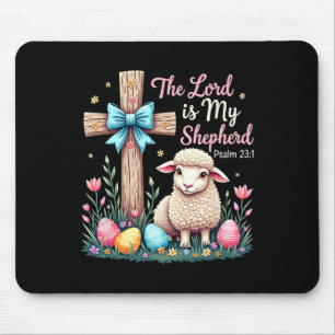 Alfombrilla De Ratón El Señor Es Mi Pastor Cordero Cristiano De Pascua 