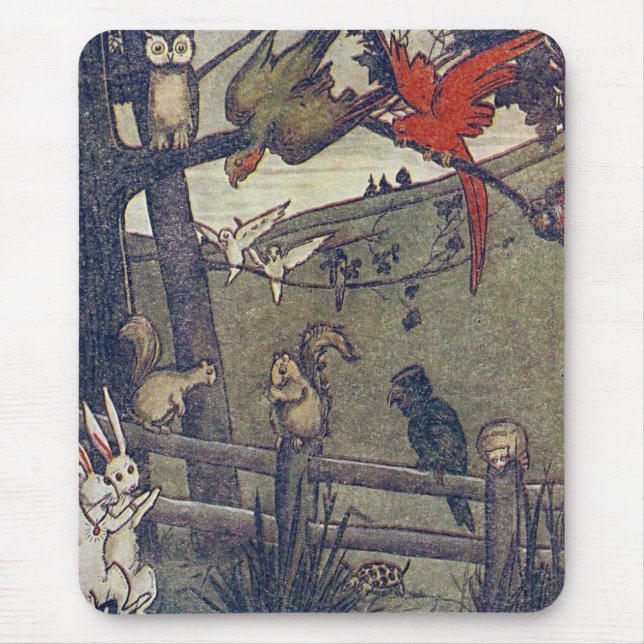 Alfombrilla De Ratón El Sr. Owl Da Un Fiesta (Frente)