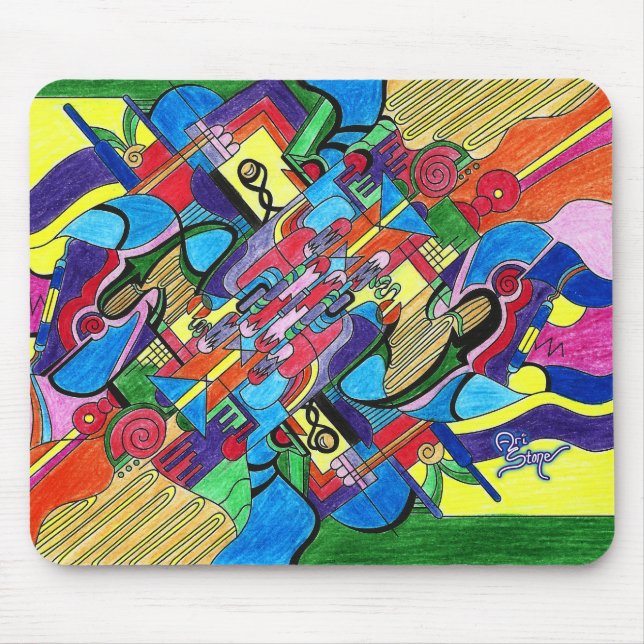 Alfombrilla De Ratón El sueño del artista (Frente)