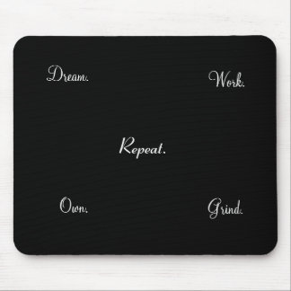 Alfombrilla De Ratón El sueño del trabajo posee Mousepad inspirador