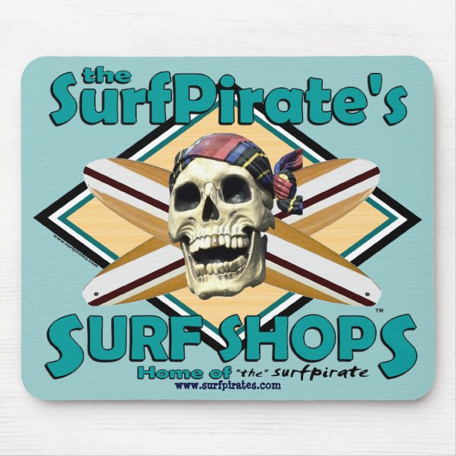 Alfombrilla De Ratón "" el surfpirate Mousepad (Frente)