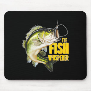Alfombrilla De Ratón El Susurrador de Peces Regalo de Pescador Novedad
