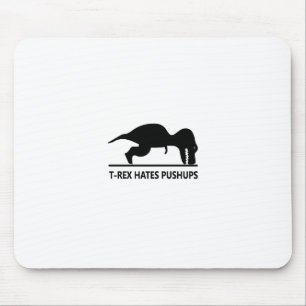Alfombrilla De Ratón el t-rex odia pushups.ai