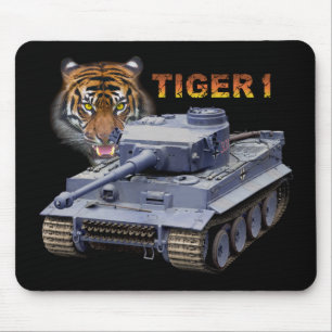 Alfombrilla De Ratón El tanque alemán del tigre 1