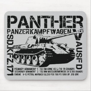 Alfombrilla De Ratón El tanque de la pantera