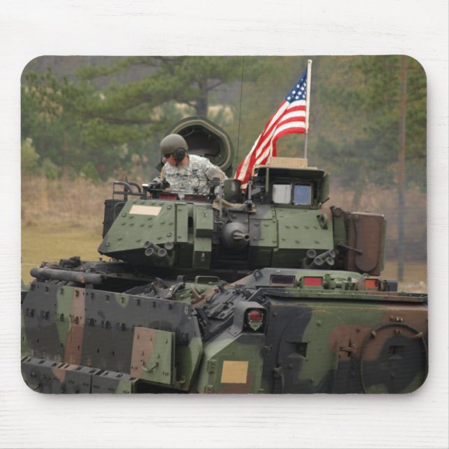 Alfombrilla De Ratón el tanque militar con nosotros mousepad de la (Frente)