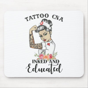 Alfombrilla De Ratón El Tatuaje Puede Ser Fuerte En Una Mujer Fuerte Y