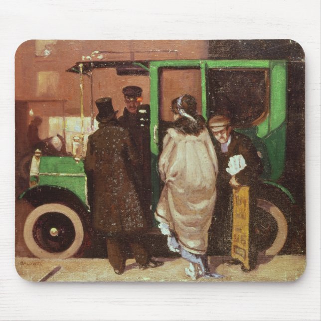 Alfombrilla De Ratón El taxi, c.1908-10 (Frente)