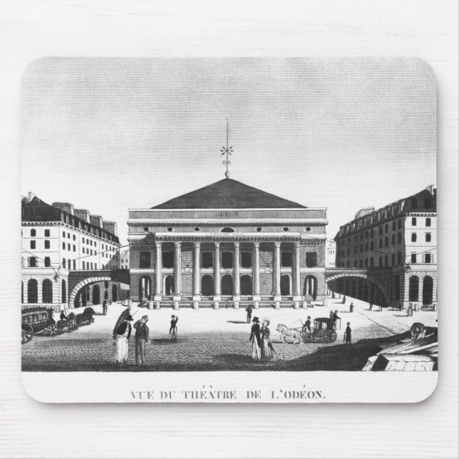 Alfombrilla De Ratón El teatro de l'Odeon, c.1830 (Frente)