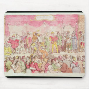 Alfombrilla De Ratón El teatro de Richardson, publicado por Ackermann