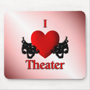 Alfombrilla De Ratón El Teatro del Corazón Rosa