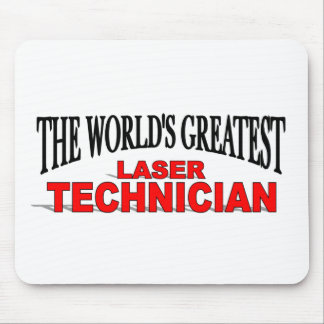 Alfombrilla De Ratón El técnico más grande del laser del mundo
