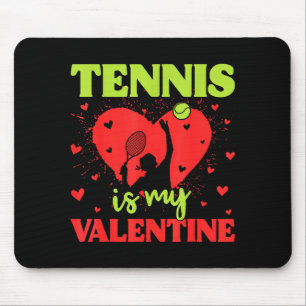 Alfombrilla De Ratón El tenis es mi valentín Cool Srt Motivación Jugado