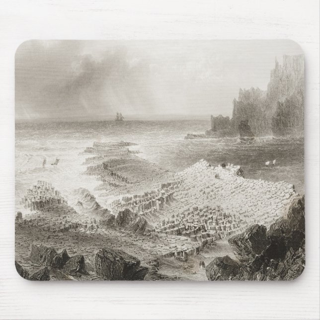 Alfombrilla De Ratón El terraplén del gigante desde arriba (Frente)