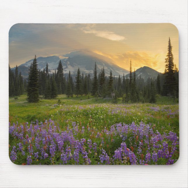 Alfombrilla De Ratón El terreno de caza del indio Henry al amanecer (Frente)