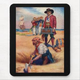 Alfombrilla De Ratón El tesoro pirata