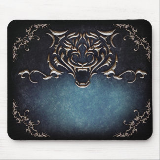 Alfombrilla De Ratón El tigre Mousepad/puso sus palabras