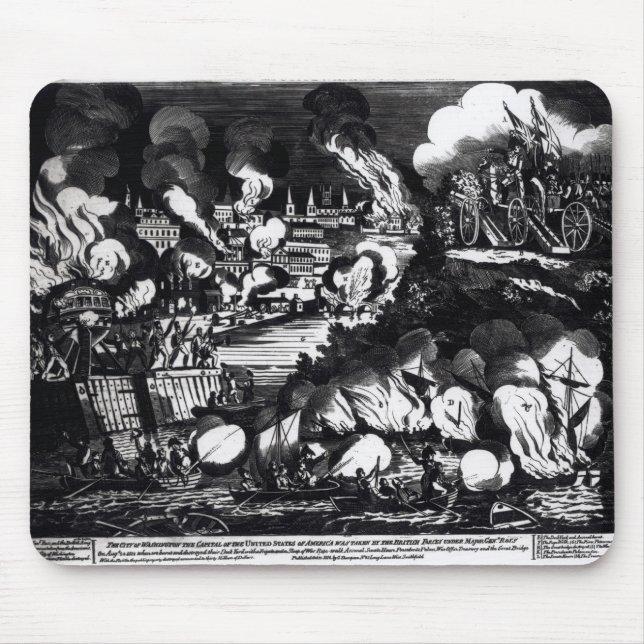 Alfombrilla De Ratón El tomar de la ciudad de Washington adentro (Frente)