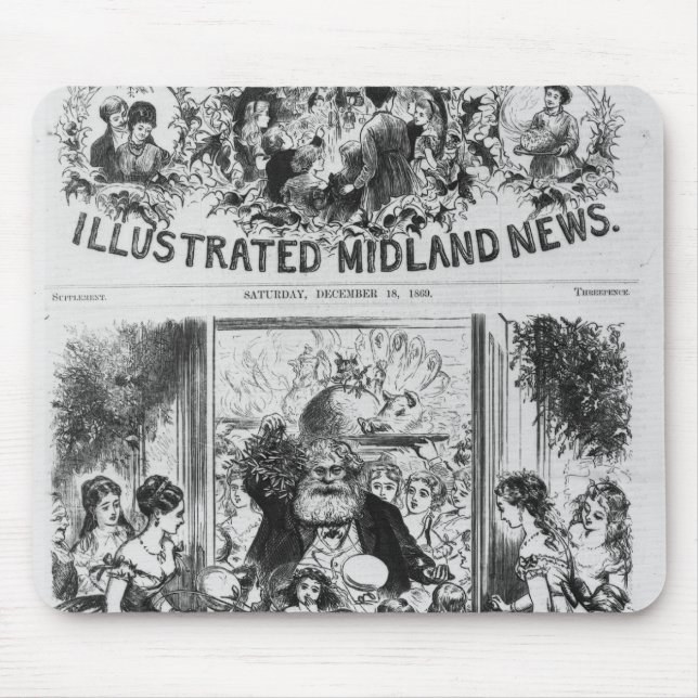 Alfombrilla De Ratón El traer en navidad (Frente)