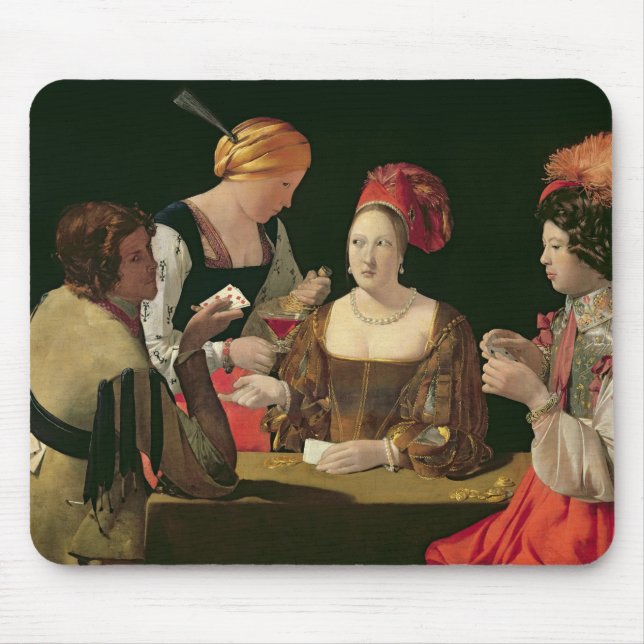 Alfombrilla De Ratón El tramposo con el as de diamantes (Frente)