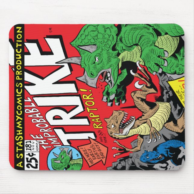 Alfombrilla De Ratón El Trike improbable de Jim Lawson Mousepad (Frente)