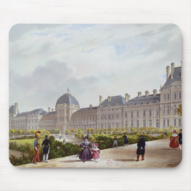 Alfombrilla De Ratón El Tuileries durante la restauración (Frente)