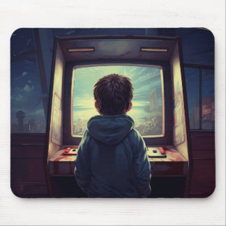 Alfombrilla De Ratón El último nivel | Un sueño de arcada retro