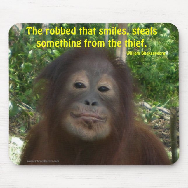 Alfombrilla De Ratón El valor de una sonrisa (Frente)