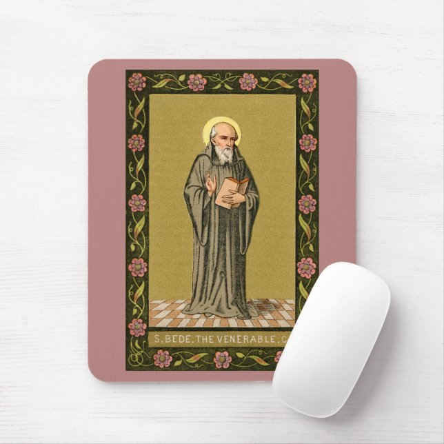 Alfombrilla De Ratón El Venerable Beda predicando (P 008) (Con ratón)