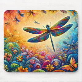 Alfombrilla De Ratón El viaje de la libélula