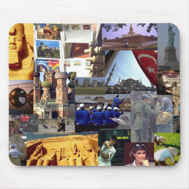 Alfombrilla De Ratón El viaje observa el cojín de ratón (Frente)