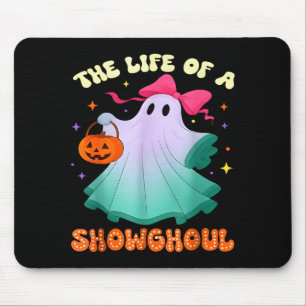 Alfombrilla De Ratón Él Vida De Un Showghoul Retro Halloween Mostrar Fa