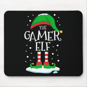 Alfombrilla De Ratón El Video de Navidad del Elfo Gamer para Familias c