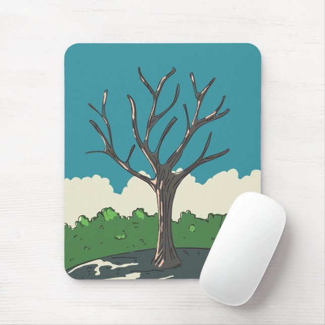 Alfombrilla De Ratón El Viejo Árbol (Con ratón)