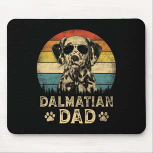 Alfombrilla De Ratón El viejo perro dálmata ama al padre #39; el día T