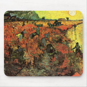 Alfombrilla De Ratón El viñedo rojo por Vincent van Gogh
