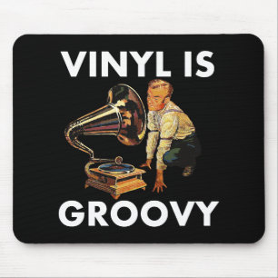 Alfombrilla De Ratón El vinilo es un humor de coleccionista de discos d