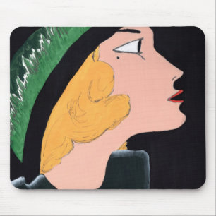 Alfombrilla De Ratón El vintage consiguió la mirada Mousepad