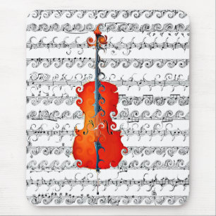 Alfombrilla De Ratón ¡El violoncelo y yo oscilamos! _