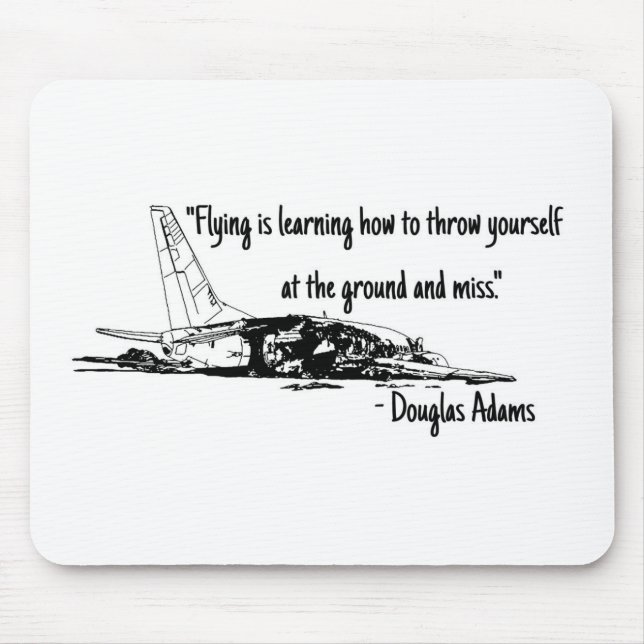 Alfombrilla De Ratón El volar (Frente)