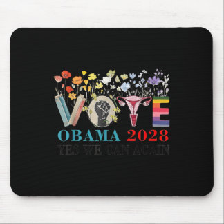 Alfombrilla De Ratón El Voto Floral Obama 2028 Arregló Este Presidente