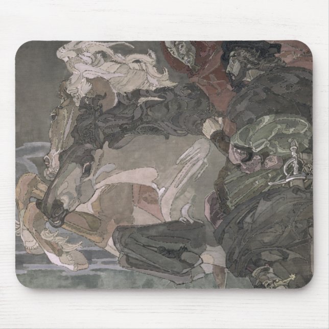Alfombrilla De Ratón El vuelo de Fausto y de Mephistopheles, 1896 (Frente)