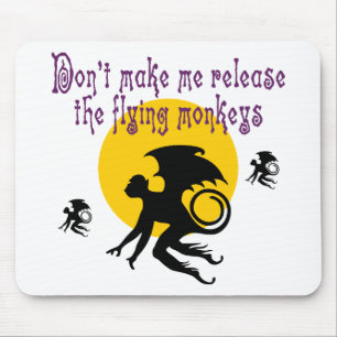 Alfombrilla De Ratón El vuelo Monkeys Mousepad