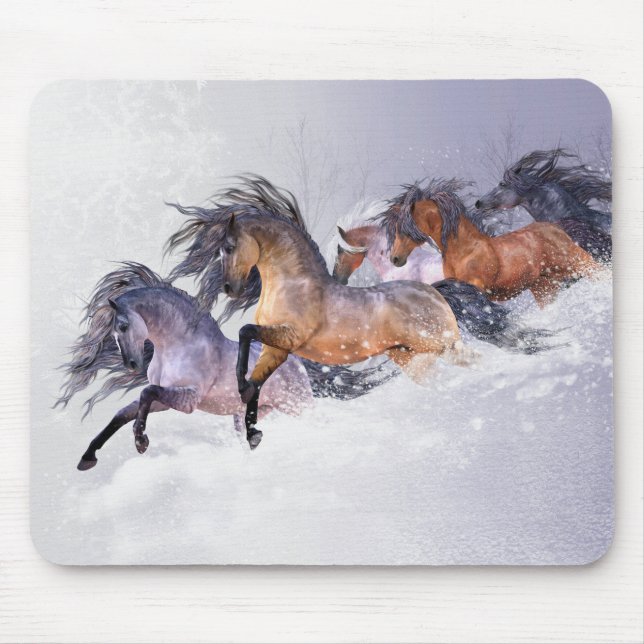 Alfombrilla De Ratón El vuelo Mousepad del invierno (Frente)