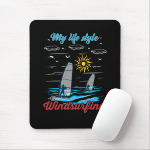 Alfombrilla De Ratón El Windsurf es mi estilo de vida