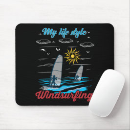 Alfombrilla De Ratón El Windsurf es mi estilo de vida