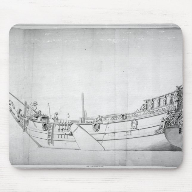 Alfombrilla De Ratón El yate real 'Mary (Frente)