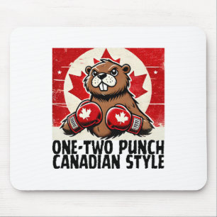 Alfombrilla De Ratón Elbows Up Canada Canada Counter Tarifas Beaver B