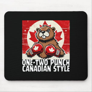 Alfombrilla De Ratón Elbows Up Canada Canada Counter Tarifas Beaver B